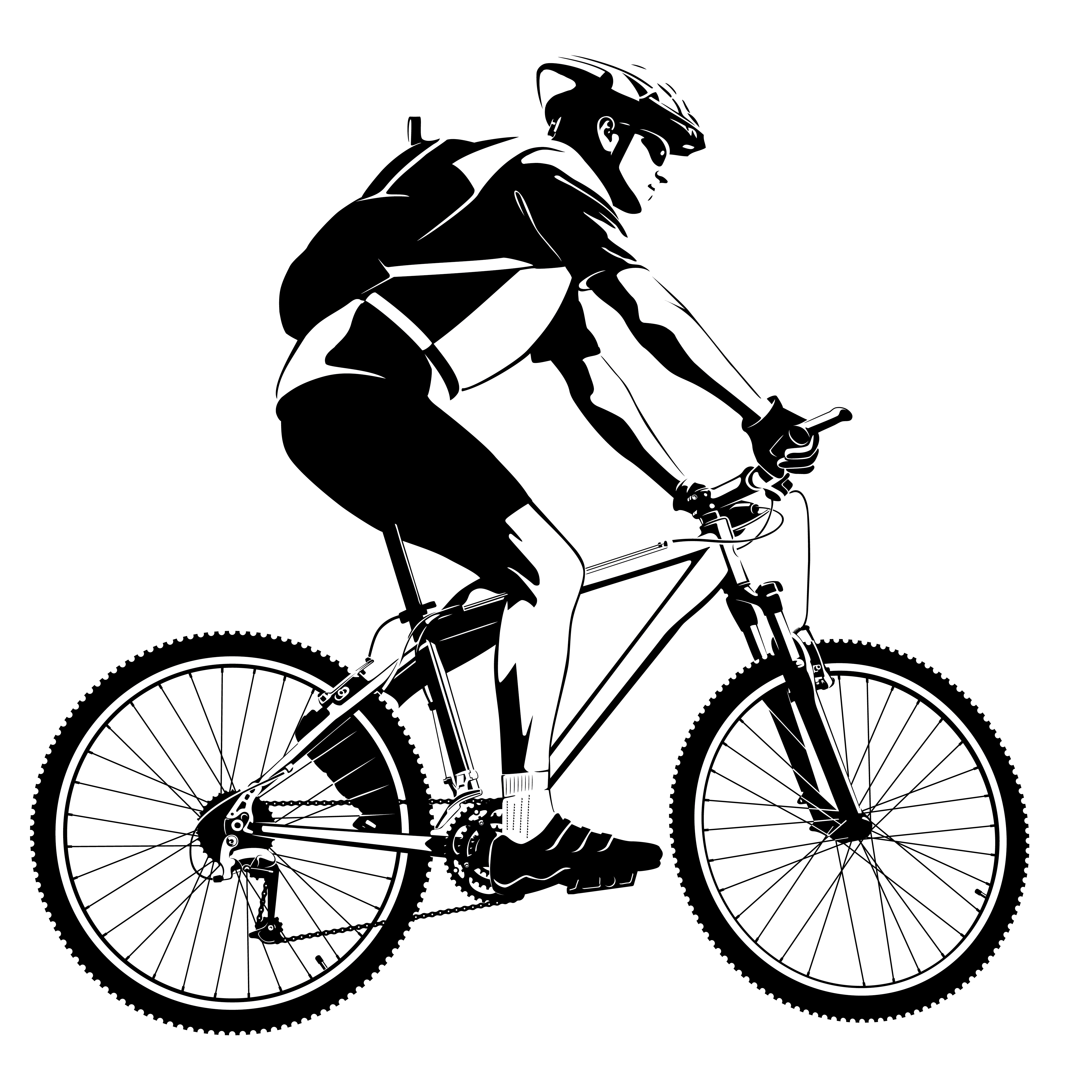 silhouette-of-cyclist